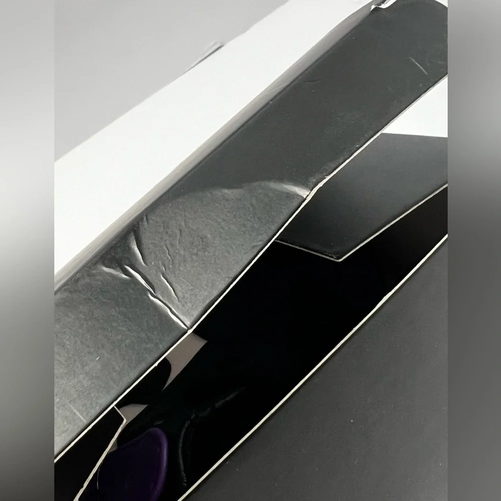 3D Purple Black White 4.5” Mini Sneaker Keychain novelty with box‎